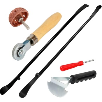 2PCS Tire Mount and Demount Iron, 38 Inch x 4/5 Inch Thick Tire Change Tool Kit