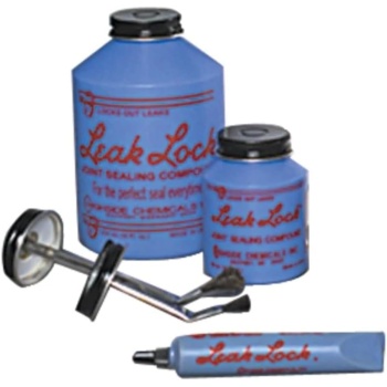 10004 Leak Lock 4 Ounce Brush-Top Plastic Jar