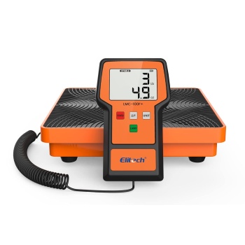 Elitech LMC-100F+ Refrigerant Charging Weight Scale 110Lbs Freon Scale High