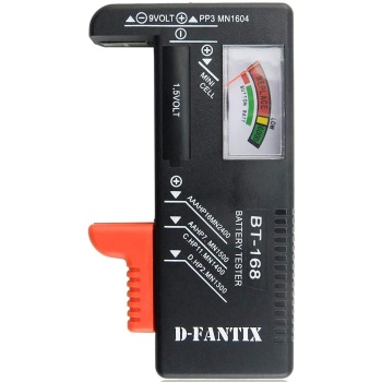 D-FantiX Battery Tester, Universal Battery Checker Small Battery Testers