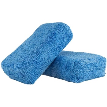 Chemical Guys MIC_292_02 Premium Grade Microfiber Applicator, Blue
