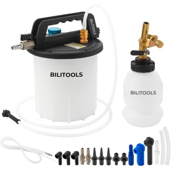 BILITOOLS 3L Vacuum Brake Bleeder Kit, One Person Pneumatic Brake Fluid & Clutch