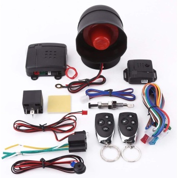 Car Security Alarm System with Shock Sensor, Universal Car Alarm Security System