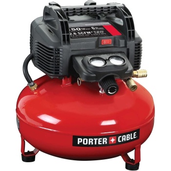 PORTER-CABLE Air Compressor, 6-Gallon, Pancake, Oil-Free (C2002-ECOM)