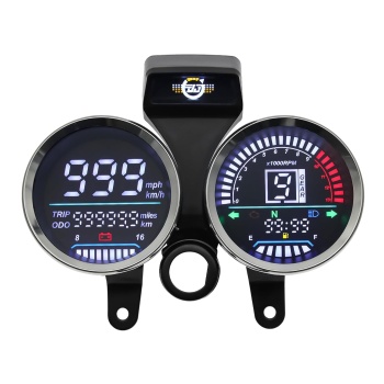 Motorcycle Speedometer Digital Speedometer for Motorcycle MPH Moto Gauge Cluster