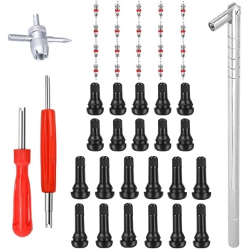 Riseuvo Valve Stem Puller Installer Tool - 10pcs TR412, 6pcs TR413, 6pcs TR414