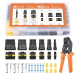 763PCS Car Automotive Electrical Wire Connectors 1/2/3/4/5/6 Pin 41 Kits