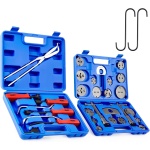 Orion Motor Tech 32pc Dual Brake Tools, 2 in 1 Caliper Compression Tool and Drum