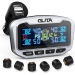 GUTA RV Tire Pressure Monitoring System, Trailer TPMS, 6 Sensors, 6 Alert Modes