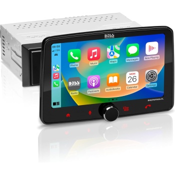 BOSS Audio Systems BVCP9700A-FL Single DIN Car Stereo Wireless Apple CarPlay