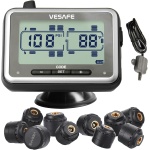 VESAFE TPMS, Wireless Tire Pressure Monitoring System for RV, Trailer, Coach