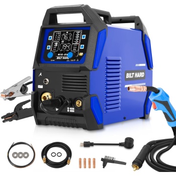BILT HARD Aluminum 250A MIG Welder, Gas MIG/Flux Core MIG/Lift TIG/Stick/Spot