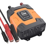 Ampeak 750W Power Inverter 4.8A Dual USB Ports 2 AC Outlets Car Inverter