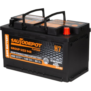 BCI Group 94R Car Battery, 12V 80Ah Size H7 Automotive Battery Premium