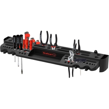 Tool Storage Shelf Wall Mount Utility Shelf Organizer Rack Has 61 Slots