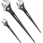 DURATECH 3-Piece Adjustable Construction Spud Wrench Set, 8-inch, 10-inch