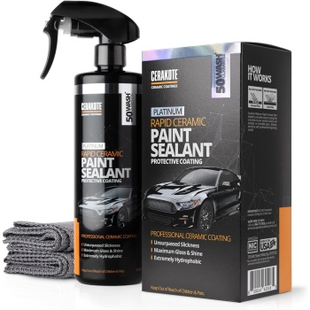 CERAKOTE® Platinum Rapid Ceramic Paint Sealant Spray (14 oz.) - Maximum Gloss