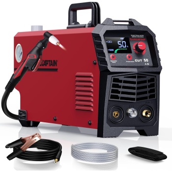 ARCCAPTAIN Plasma Cutter, [Large LED Display] 50Amps Cutter Machine