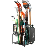 YueTong Garden Tool Organizer Heavy Duty,Yard Tool Tower Rack,Garage Storage