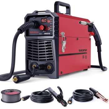 ARCCAPTAIN 160A MIG Welder 110V 220V 4 in 1 Welding Machine Gas MIG
