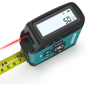 MiLESEEY DT20 Laser Tape Measure 3-in-1, 130FT Laser Distance Meter, 16FT