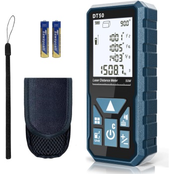 Laser Measure 165ft 330ft DT50 DT100 Gen-2 Laser Distance Meter 50M Portable