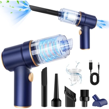 KMM Handheld Car Vacuum Cleaner, 9000Pa Vacuum Cleaner and Air Duster