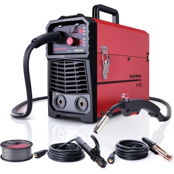 ARCCAPTAIN 130A MIG Welder, 110V Flux Core MIG Welder/Lift TIG/Stick
