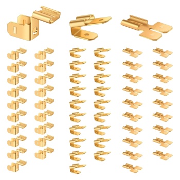 Linkstyle 60PCS Electrical Spade Connector Splitters Kit, 1/4" 2 Male