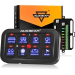 Auxbeam 8 Gang Switch Panel BA80 Automatic Dimmable LED Touch Control Panel