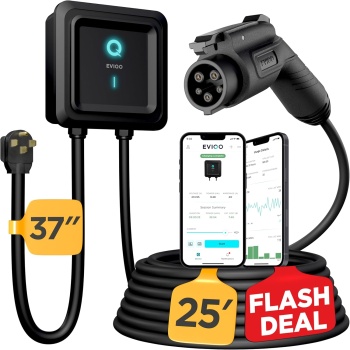 EVIQO Level 2 EV Charger - 48 Amp EV Charger Level 2, 240V Electric Vehicle