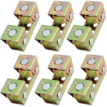 6 PCS V-Type Magnetic Welding Clamps, Adjustable V-Type Fixture Clamp, Magnetic
