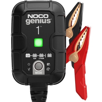 NOCO GENIUS1, 1A Smart Car Battery Charger, 6V and 12V Automotive Charger