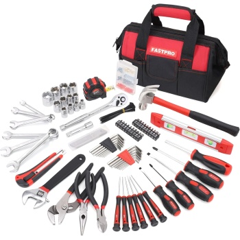 FASTPRO 236-Piece Home Repairing Tool Set, Mechanics Hand Tool Kit with 12-Inch