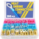 haisstronica 280PCS Marine Grade Heat Shrink Wire Connectors-Electrical