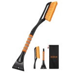 AstroAI 27" Snow Brush and Ice Scrapers for Car Windshield, Detachable Snow