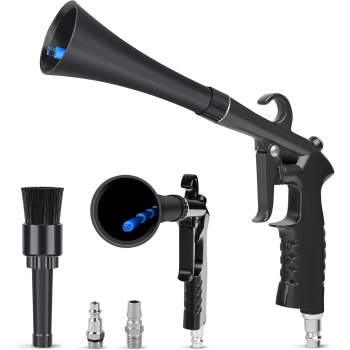 Car Cleaning Gun Detailing Interior Dryer Air Blow Gun, High Pressure Blower Gun