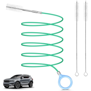 Auto Sunroof Drain Cleaning Tool,118Inch Long Pipe Cleaner for Car,Flexible Tube
