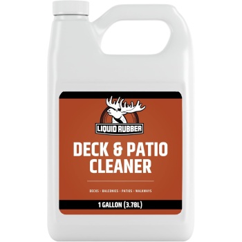 Liquid Rubber Deck and Patio Cleaner - Fast Acting Outdoor Surface Cleanser