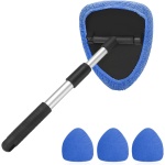 Windshield Cleaning Tool, Car Window Cleaner with Extendable Long Handle