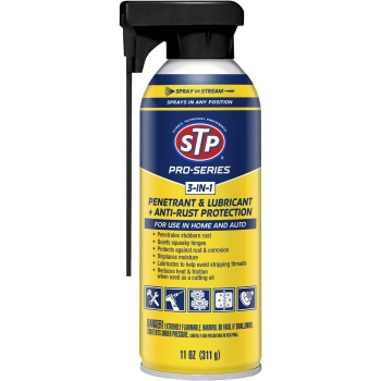 STP Pro Series Car Rust Remover, 3-in-1 Lubricant and Penetrant for Home