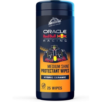 Armor All Podium Series Hybrid Ceramic Medium Shine Protectant Wipes, 25 Count