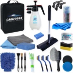 Car Wash Cleaning Kit, Manual Foam Sprayer, Premium Brushes