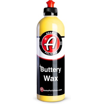 Adam's Polishes Buttery Wax (16oz) - Premium Infused Carnauba Liquid Wet Car Wax