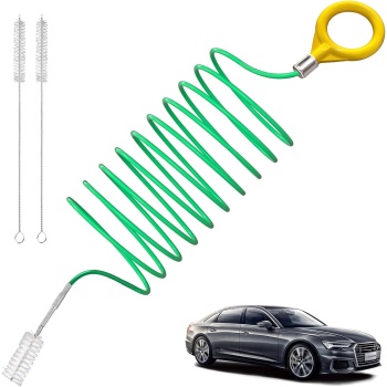 Auto Sunroof Drain Cleaning Tool, 120 Inch Flexible Drain Brush Long Pipe