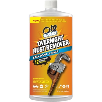 Oil Eater Overnight Rust Remover - Safe & Easy Soak for Tools, Auto Parts