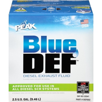 BlueDEF DEF002 Diesel Exhaust Fluid - 2.5 Gallon Jug (10)