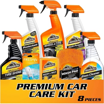 Armor All Premier Car Care Kit, Includes Car Wax & Wash Kit, Glass Cleaner