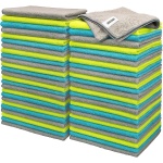 FIXSMITH Microfiber Cleaning Cloth - Pack of 50, Microfiber Towels